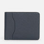 Classic Bi-Fold Leather Wallet in Navy, Full-Grain Leather