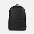 Mustang Leather Backpack in Black, Full-Grain Leather