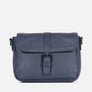 Luna Crossbody Bag in Navy, Full-Grain Leather