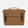 Soho Canvas Briefcase in Khaki, Heavy Duty Canvas