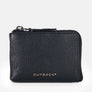 Coins Wallet in Black, Full-Grain Leather