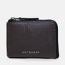 Coins Wallet in Brown, Full-Grain Leather
