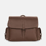 Pioneer Leather Bag in Brown, Full-Grain Leather