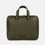 Creek Briefcase in Olive, Full-Grain Leather