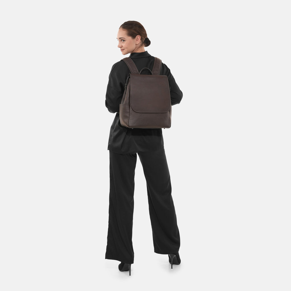 Donna Leather Diaper Bag