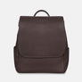 Donna Leather Diaper Bag in Brown, Full-Grain Leather