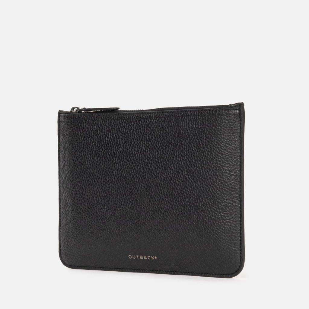 Form Leather Storage Case in Black, Full-Grain Leather
