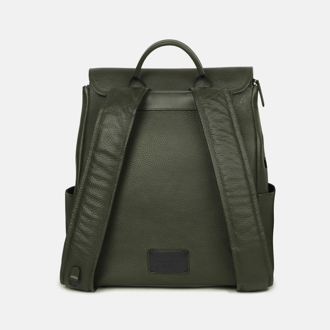 Donna Leather Diaper Bag