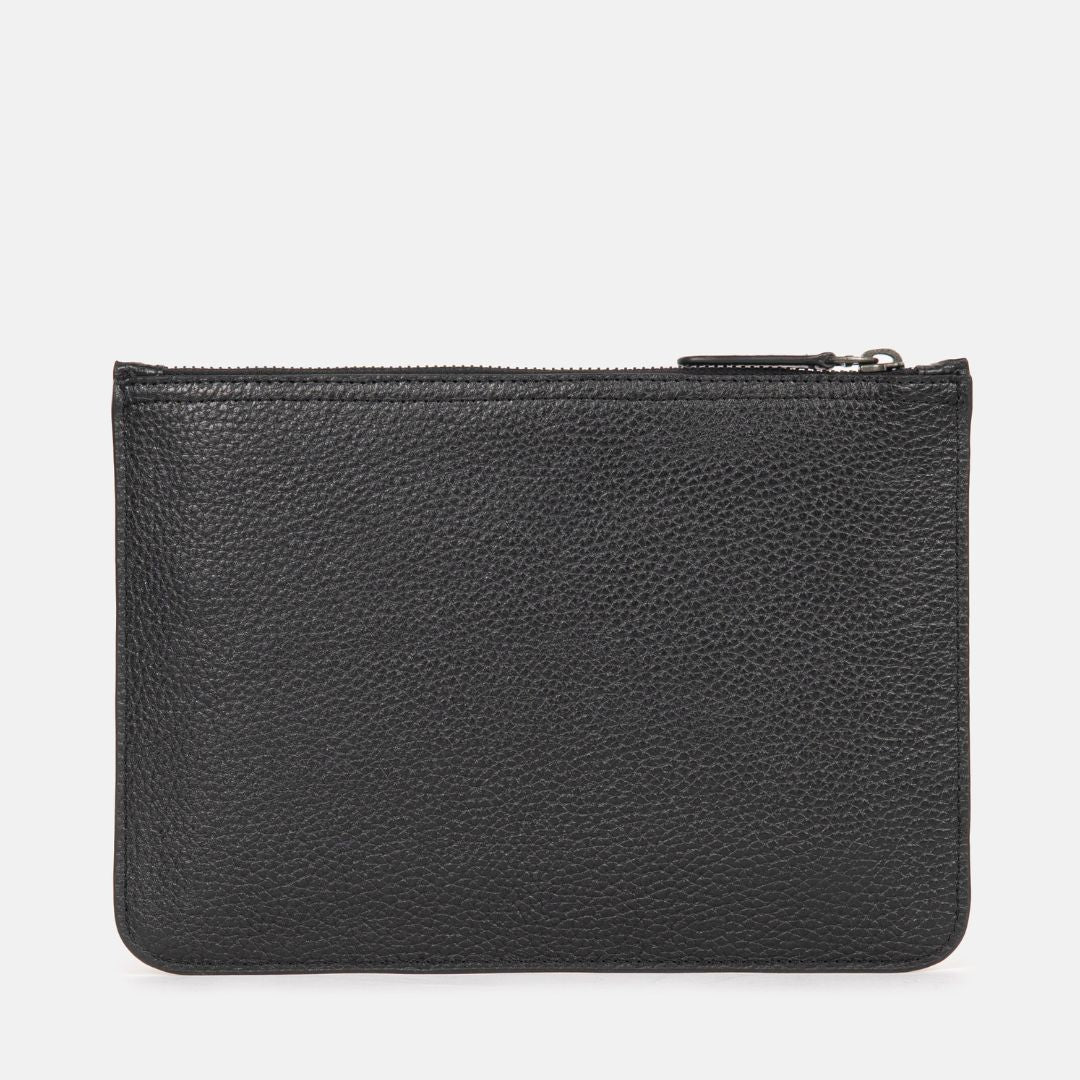 Form Leather Storage Case in Black, Full-Grain Leather