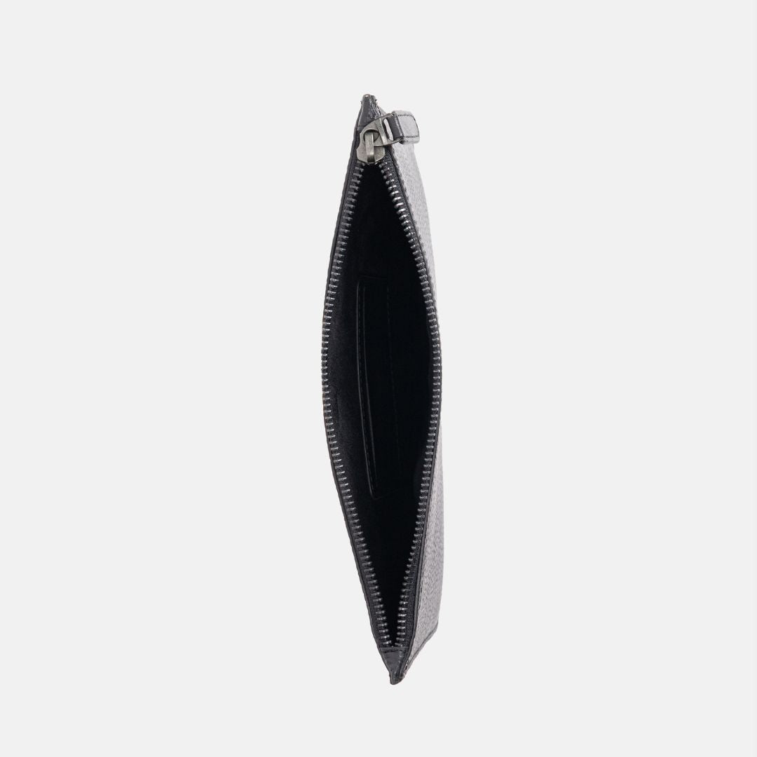 Form Leather Storage Case in Black, Full-Grain Leather