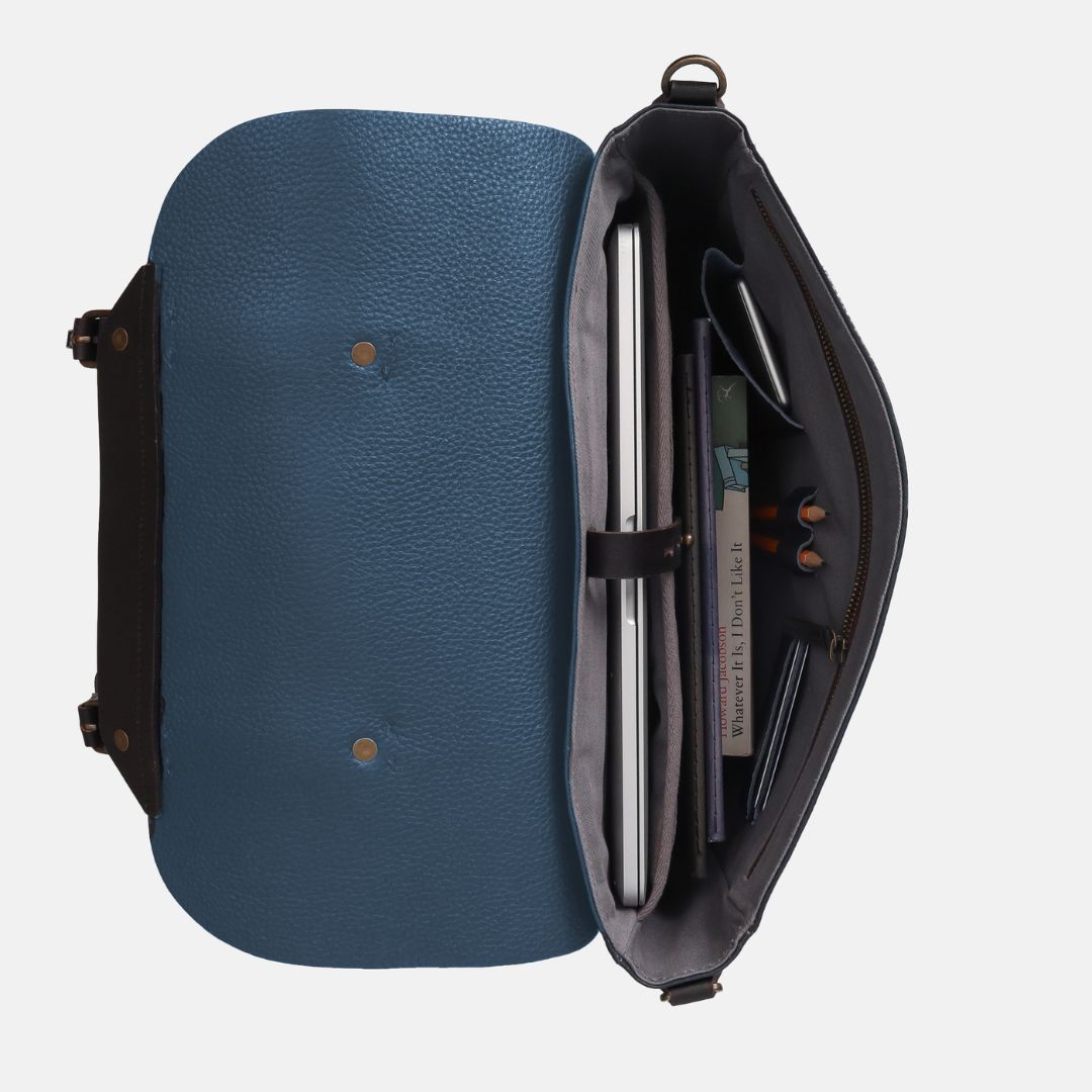 Oslo Leather Messenger  Bag