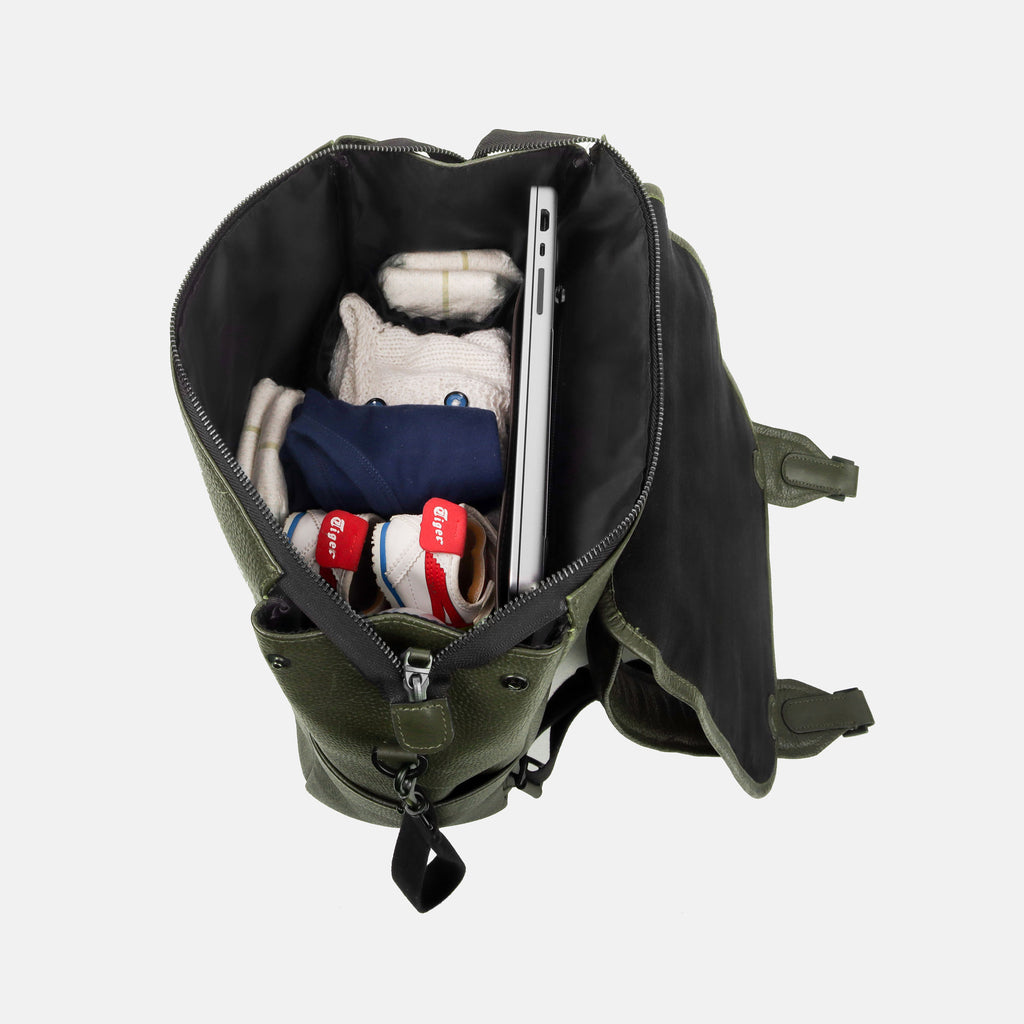 Donna Leather Diaper Bag