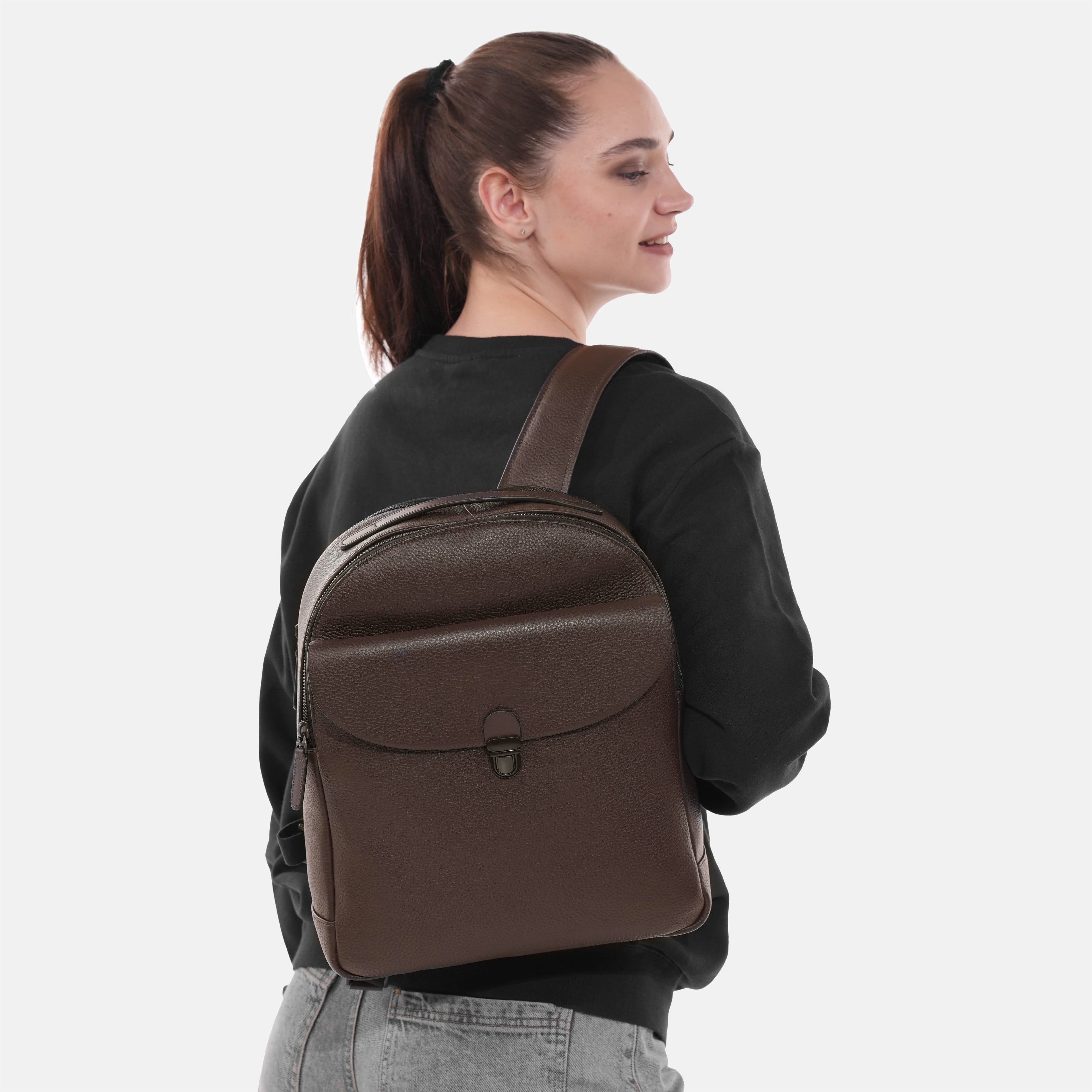 Urban Leather Backpack