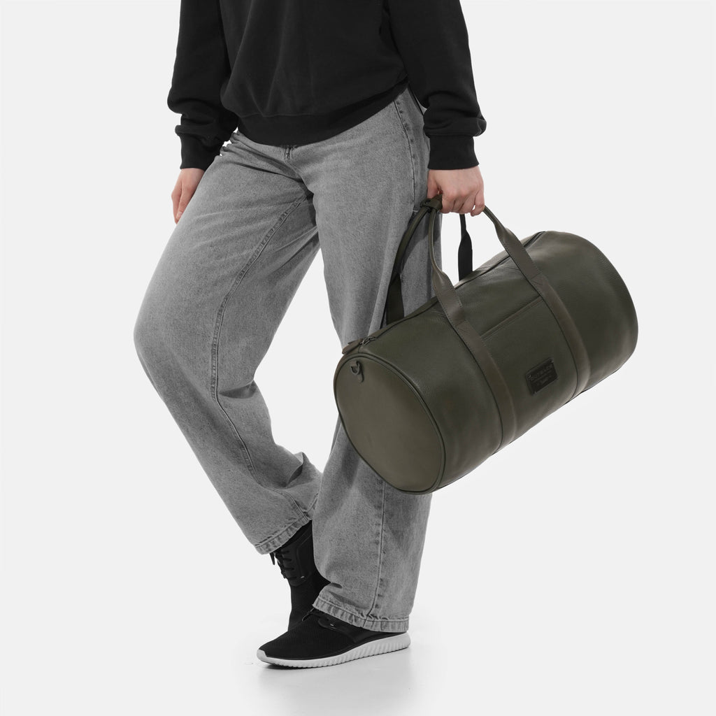 Miami Leather Gym Bag