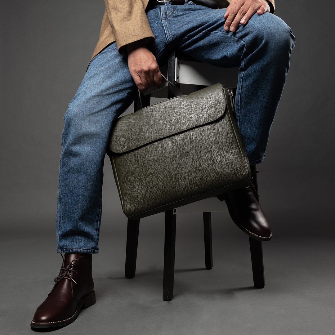 Muse Leather Briefcase Designed with You in Mind Outback