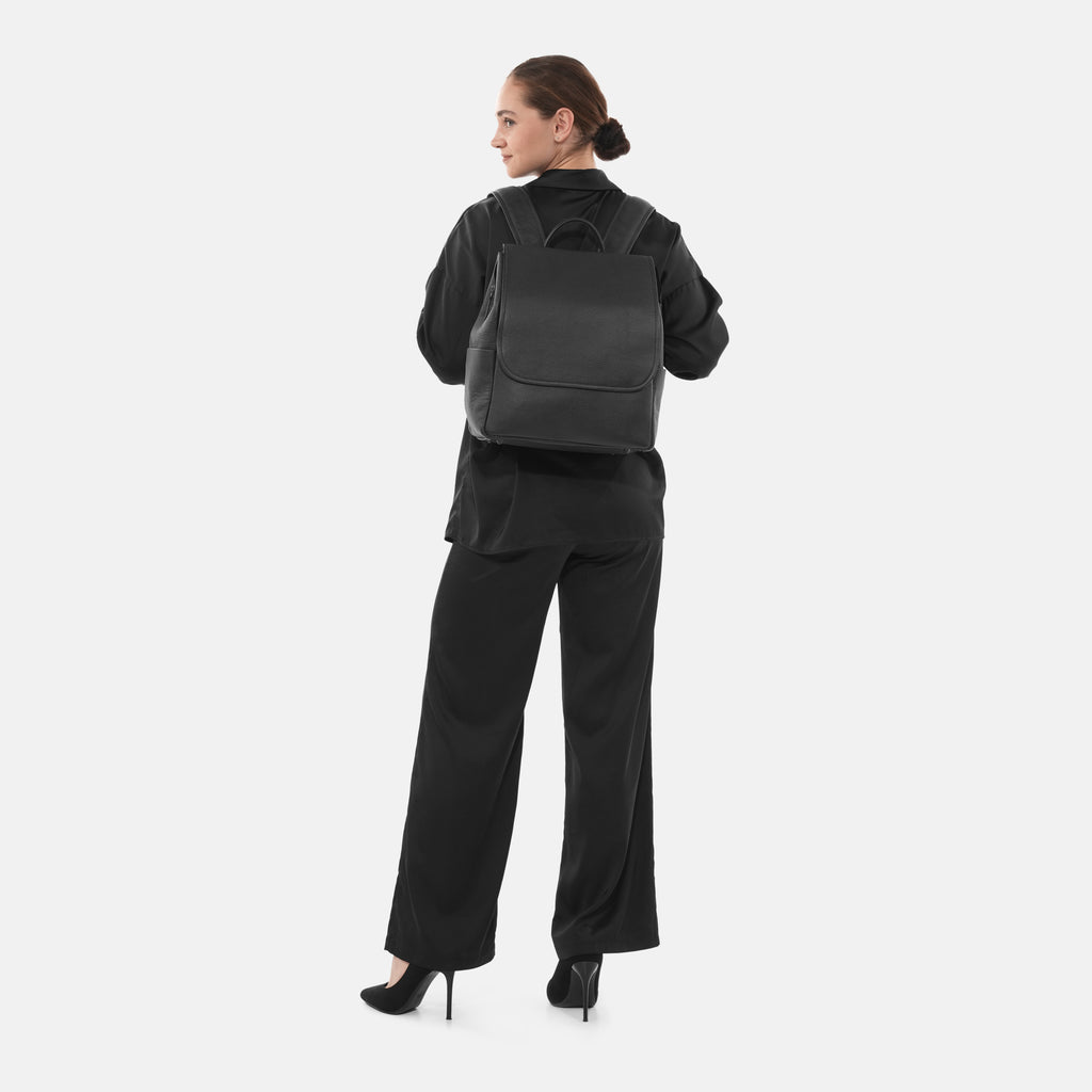 Donna Leather Diaper Bag