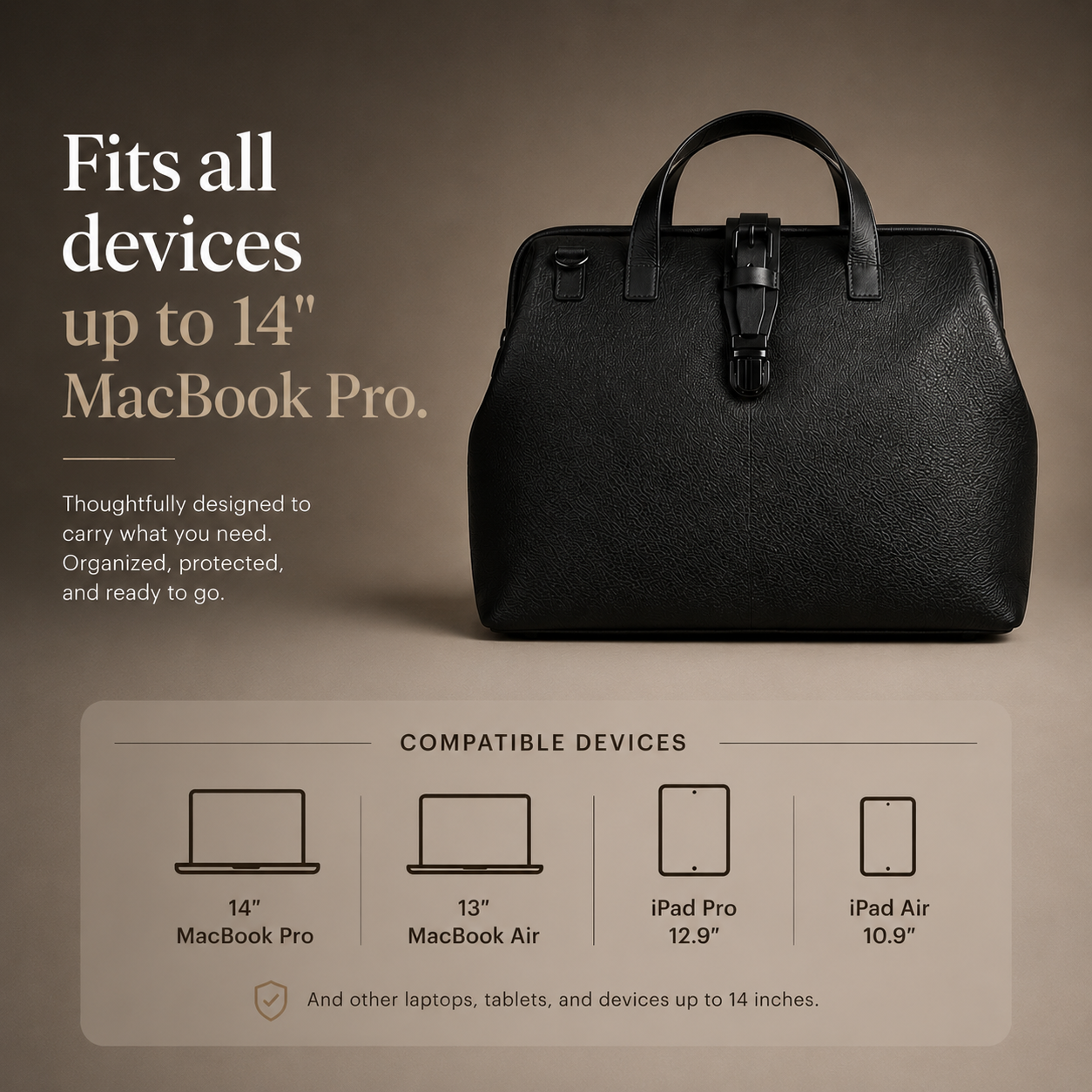 Athens Leather Briefcase