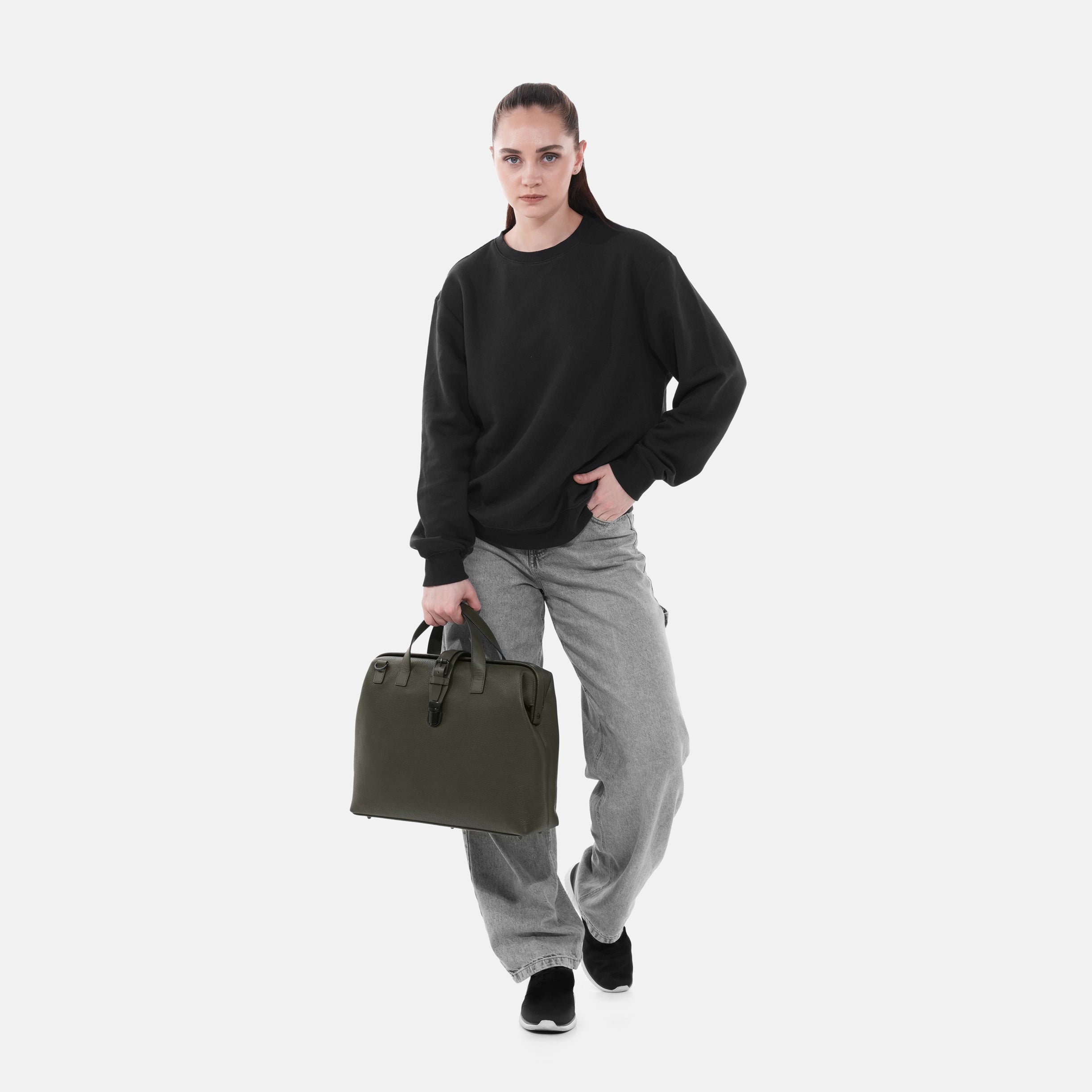 Athens Leather Briefcase