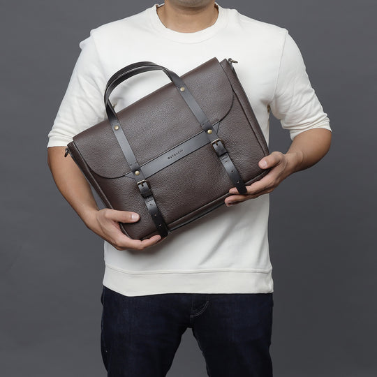 mens leather hand bags