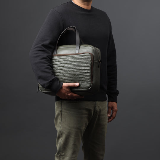 Boston Leather Briefcase