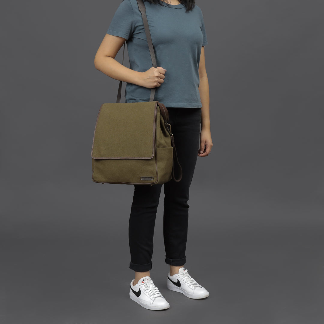 Donna Canvas Diaper Bag