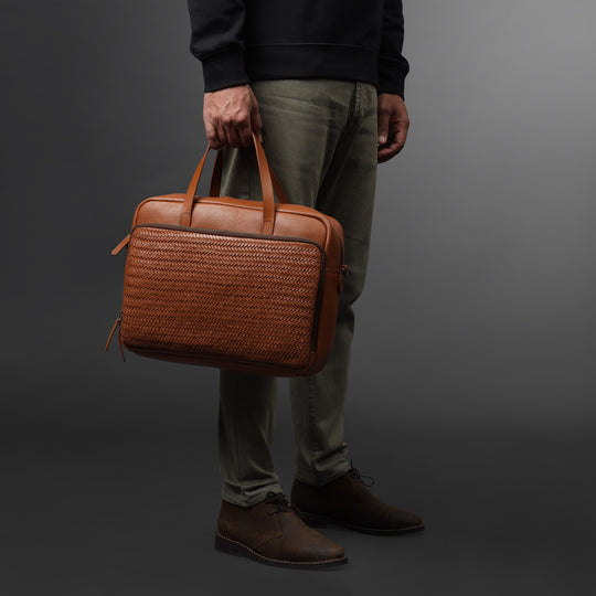 Boston Leather Briefcase