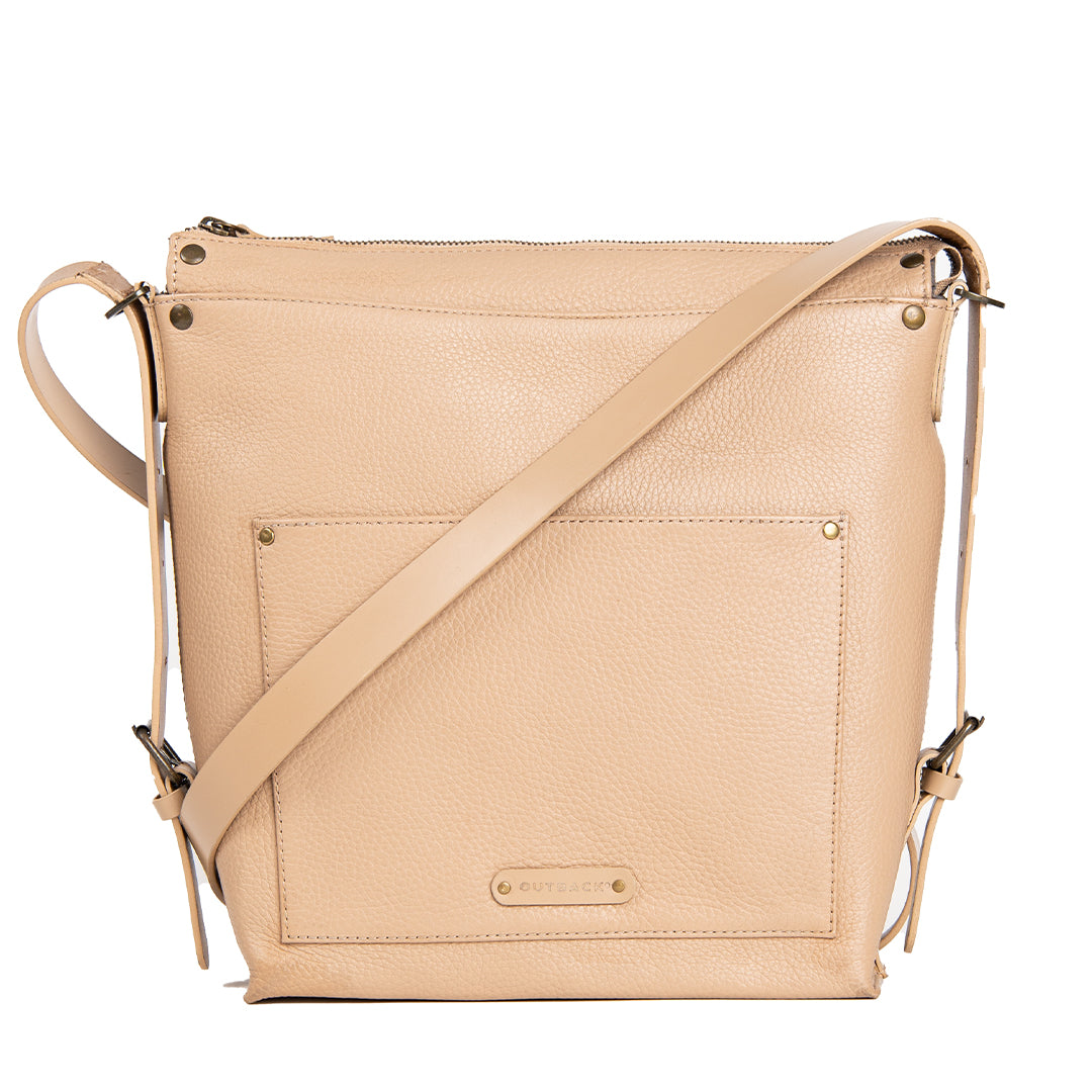 Jersey Leather Crossbody Bag