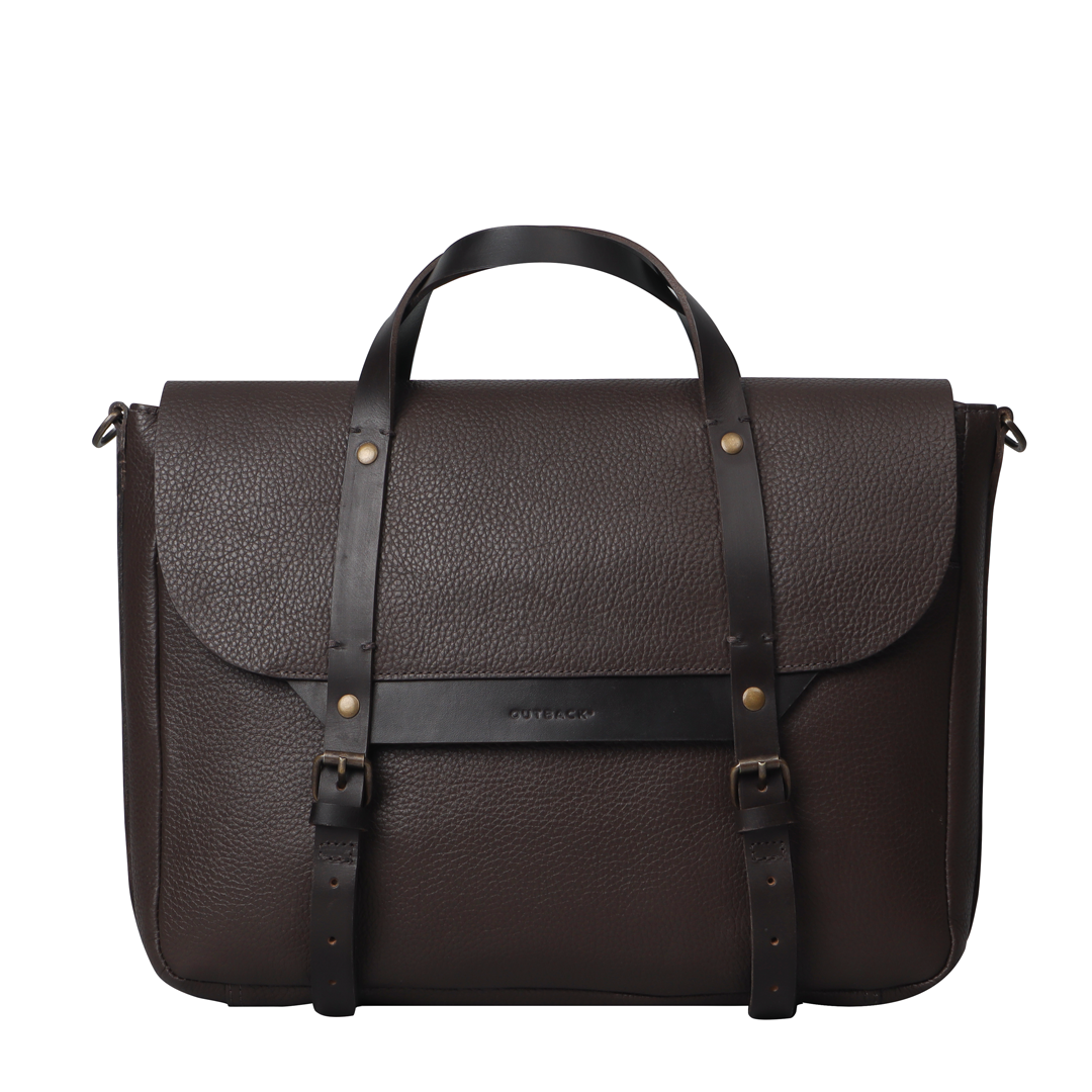 Brown Leather Briefcase 