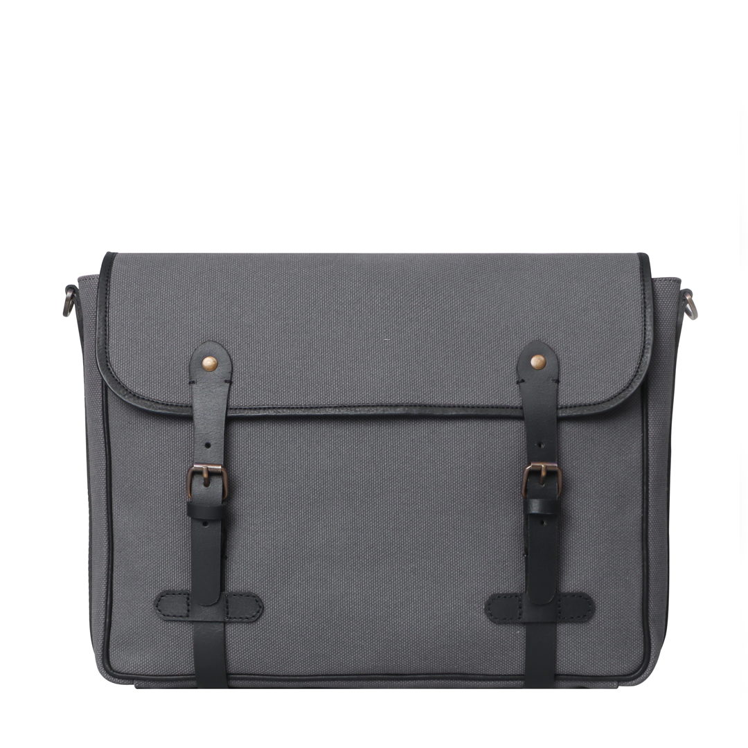 premium charcoal messenger bags 
