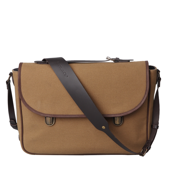 khaki laptop briefcase