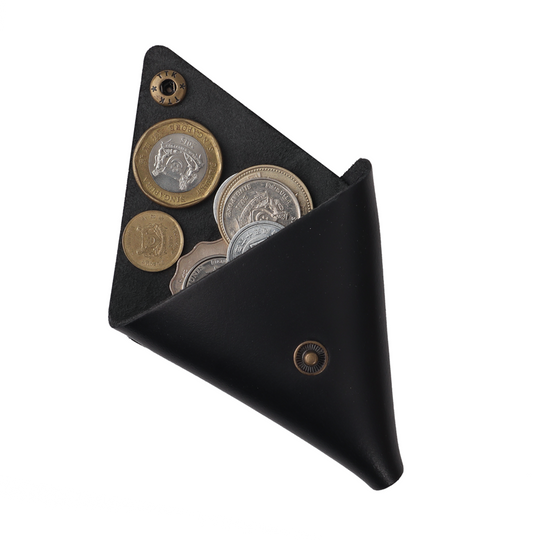 Black Leather coins pouch