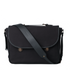 Black canvas briefcase