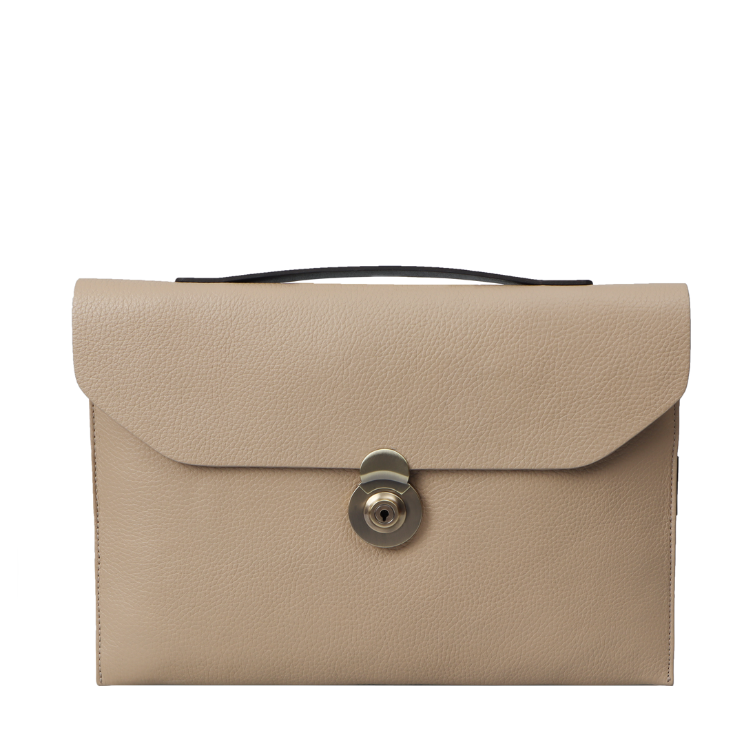 luxury leather laptop sleeve