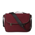 maroon canvas briefcase