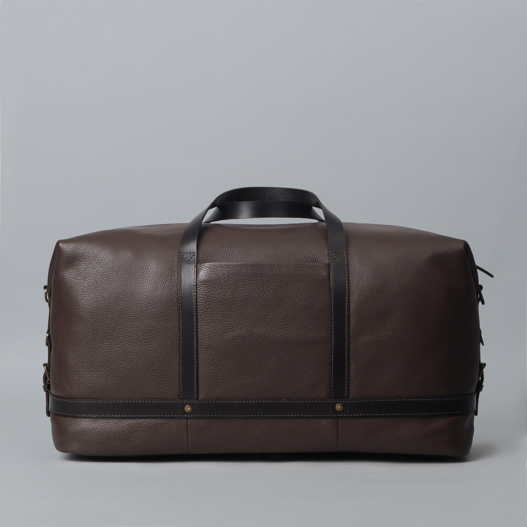 brown leather travel bag for women