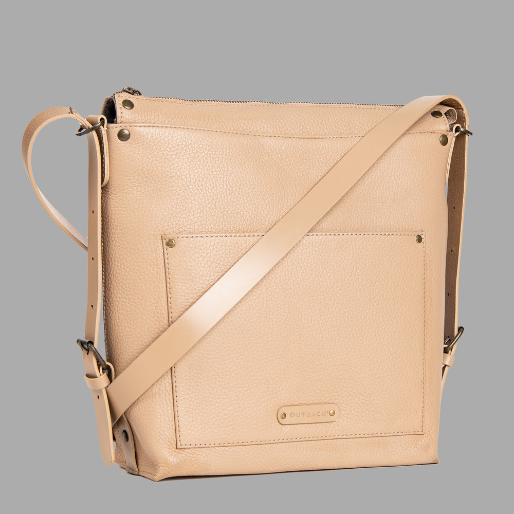 Jersey Leather Crossbody Bag