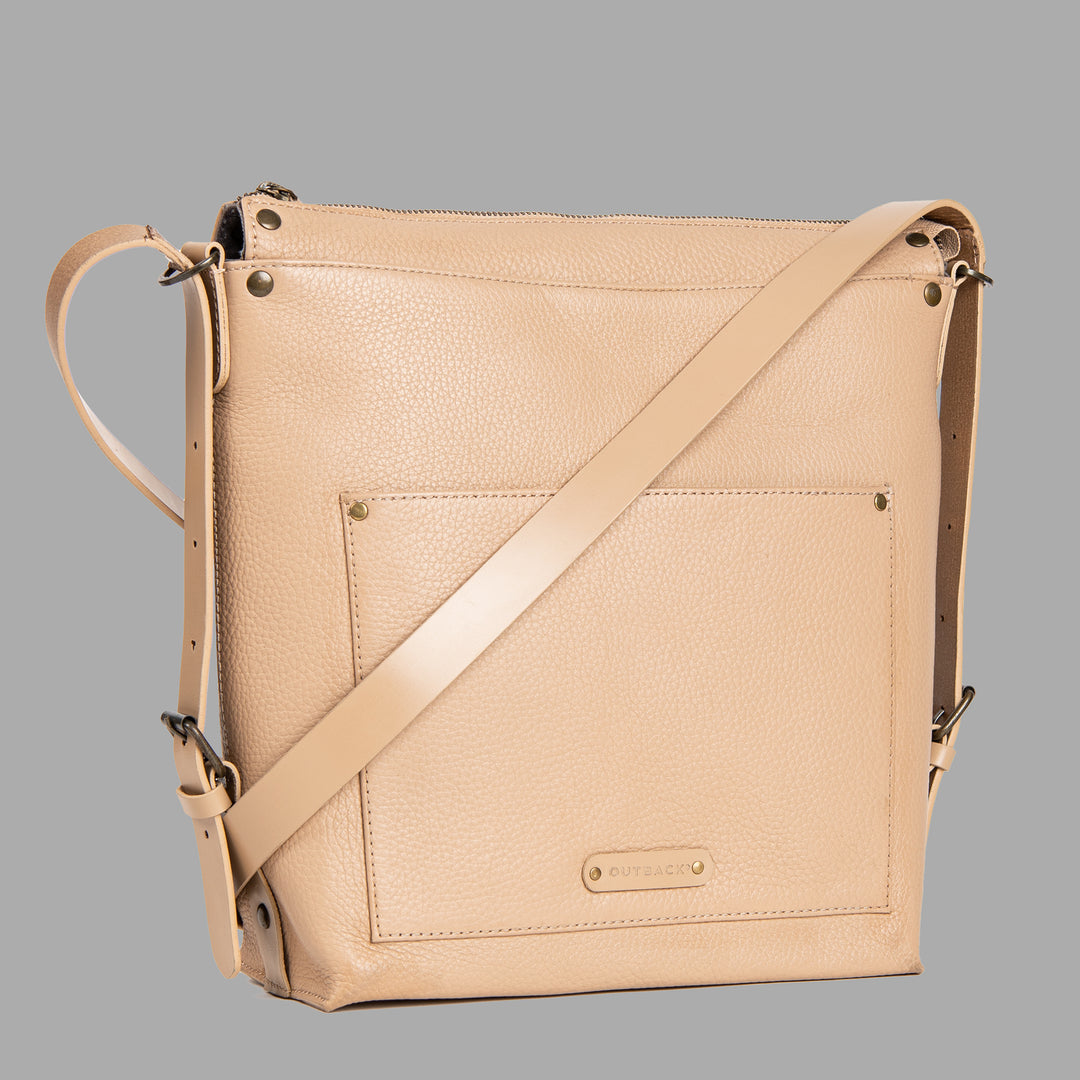 Jersey Leather Crossbody Bag