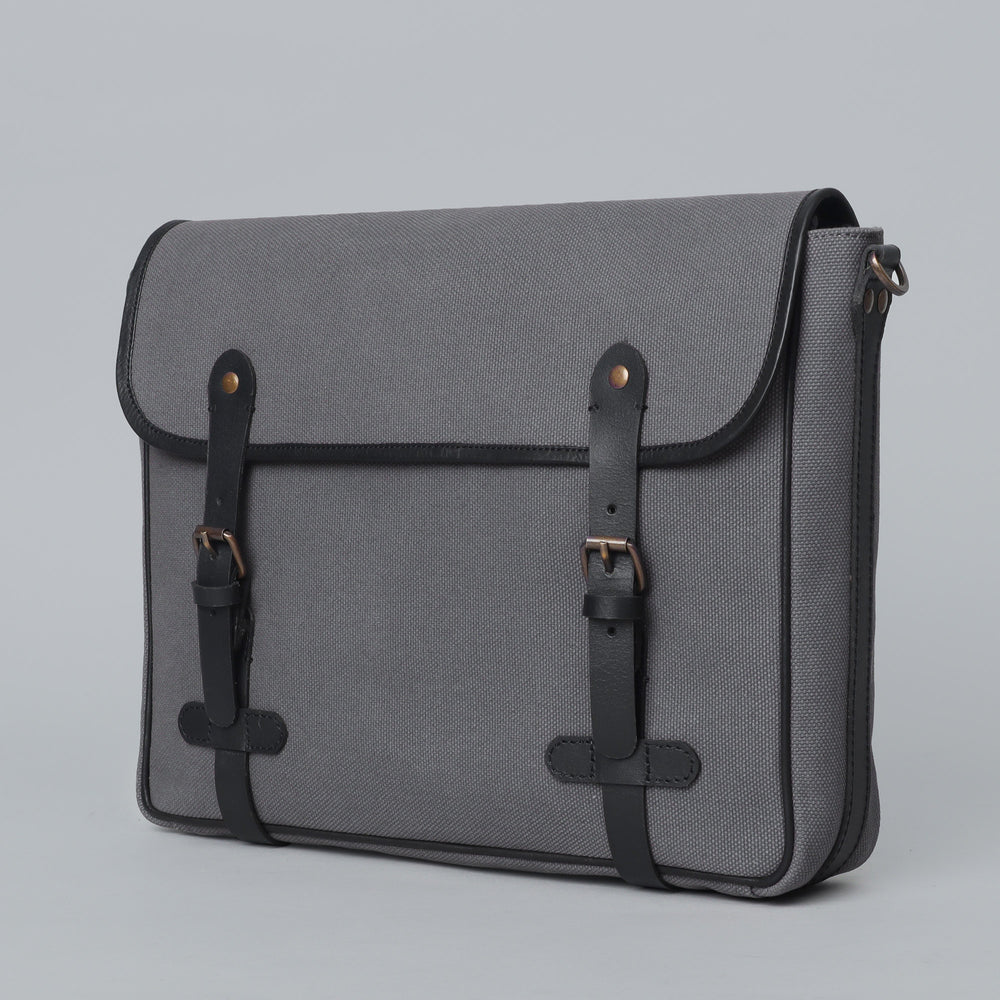 charcoal messenger bags