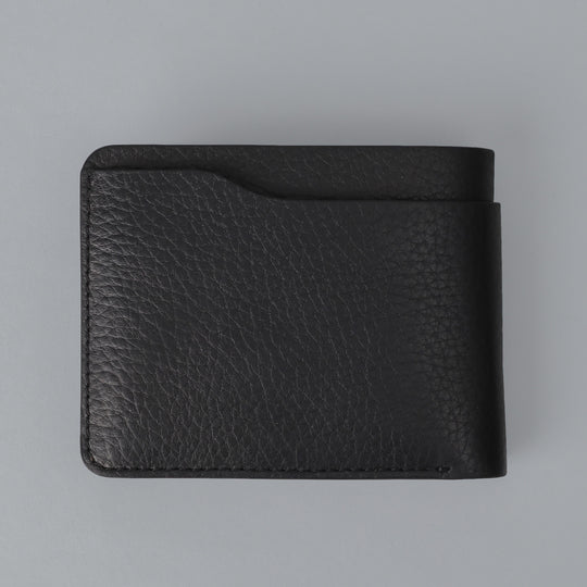 Stylish black leather wallet