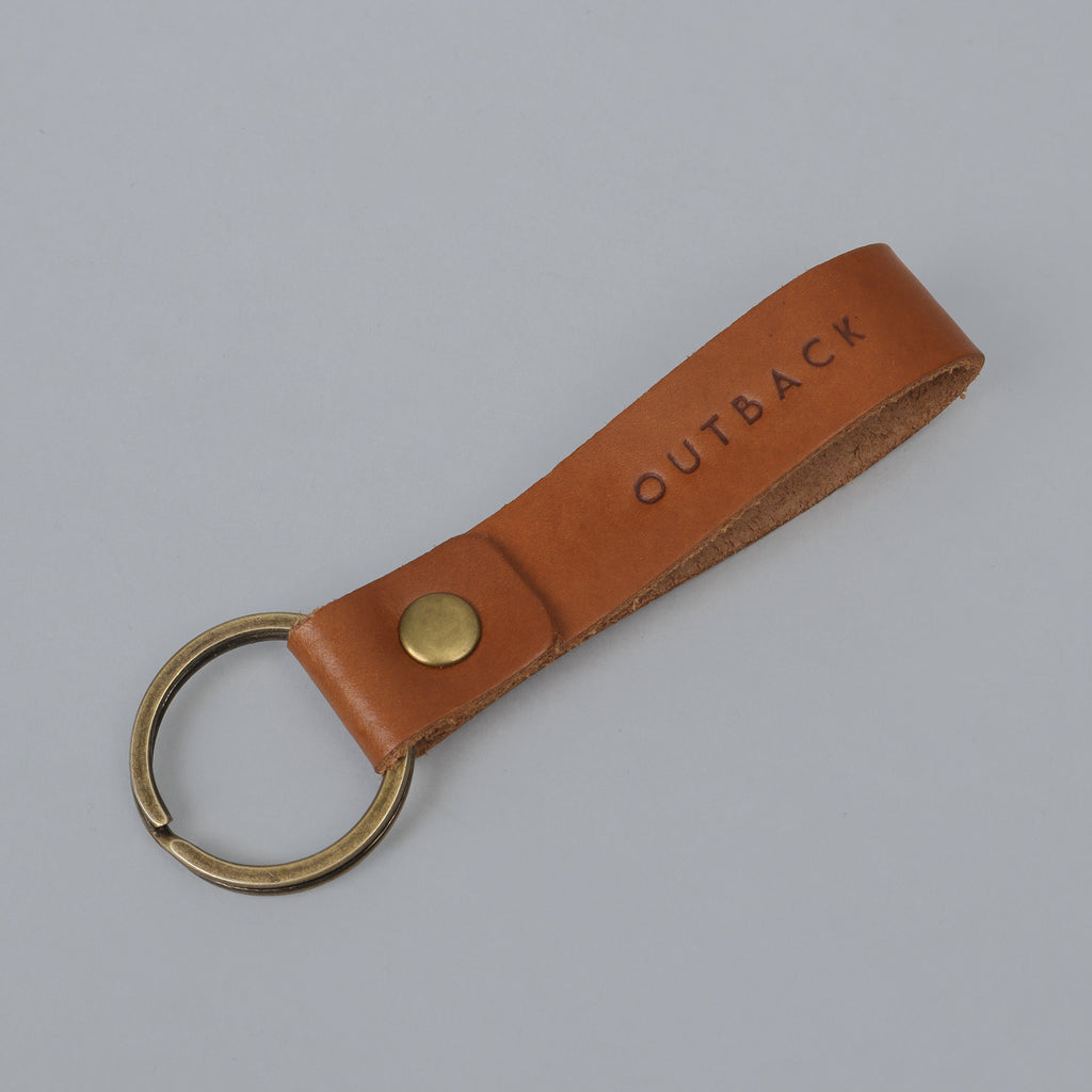 Tan loop key holder