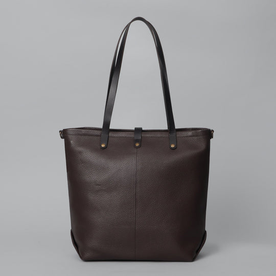 Leather tote bags for women