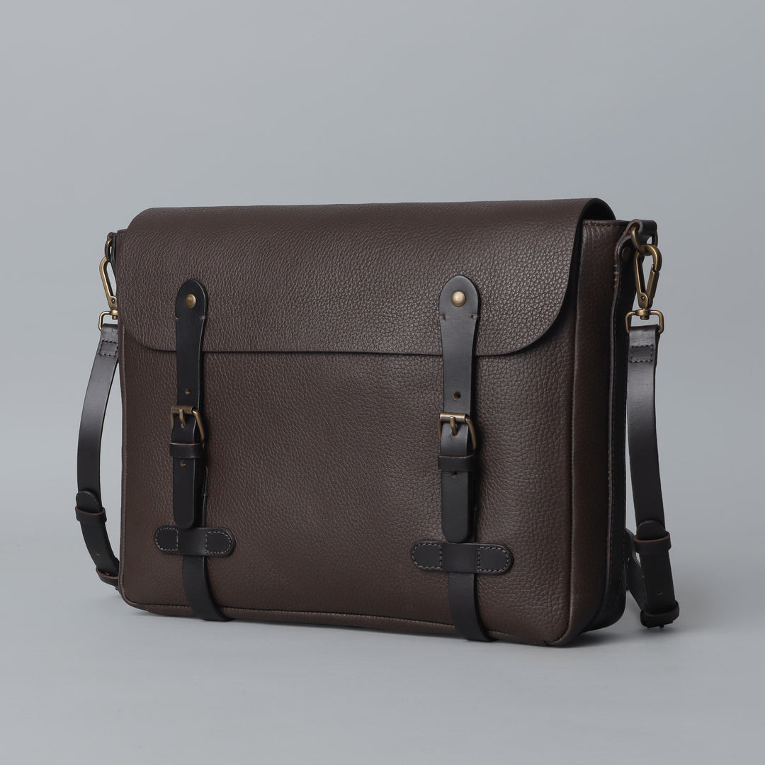 Oslo Leather Messenger  Bag