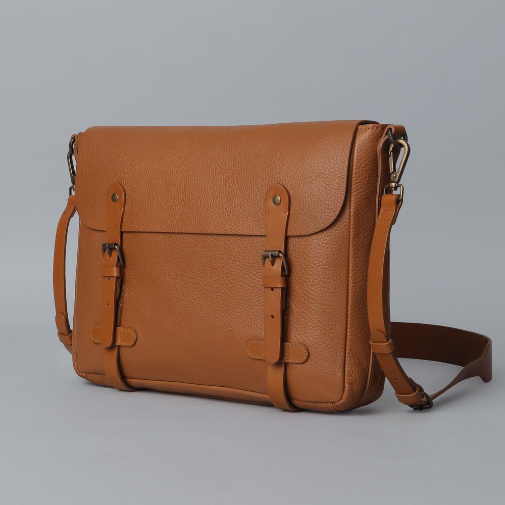 Oslo Leather Messenger  Bag