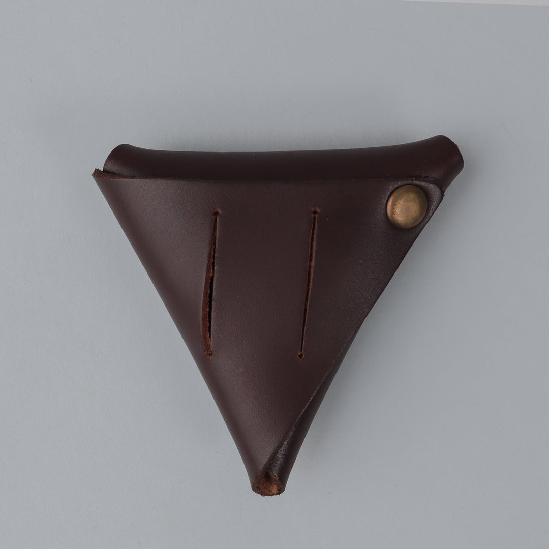 Brown Leather coins pouch