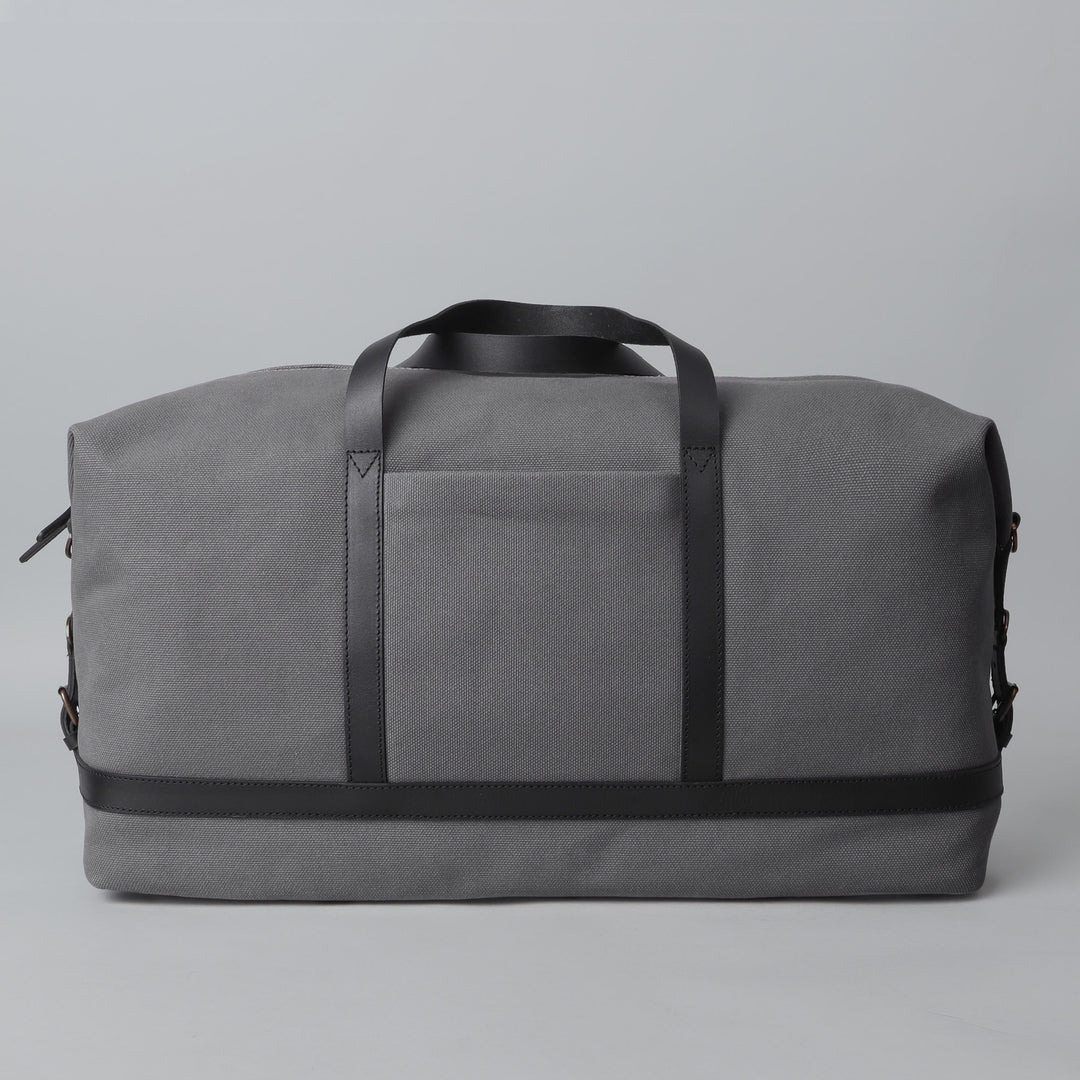 grey canvas travel bag for girls