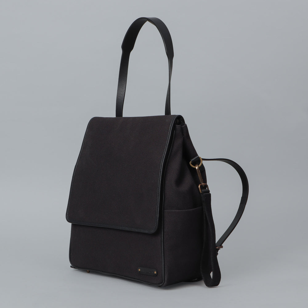 black canvas bag