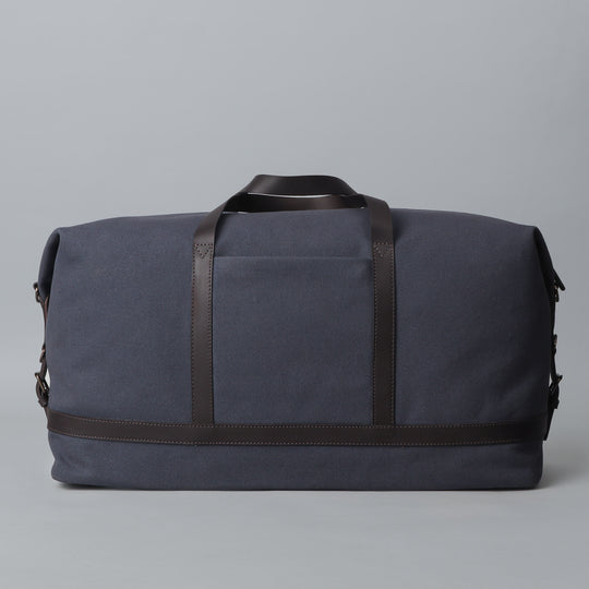 blue canvas travel bag for women