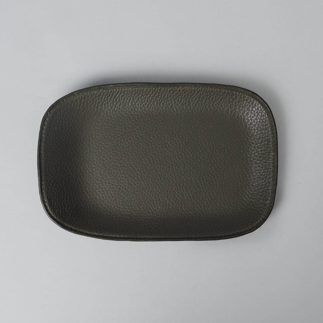 Genuine leather tray 