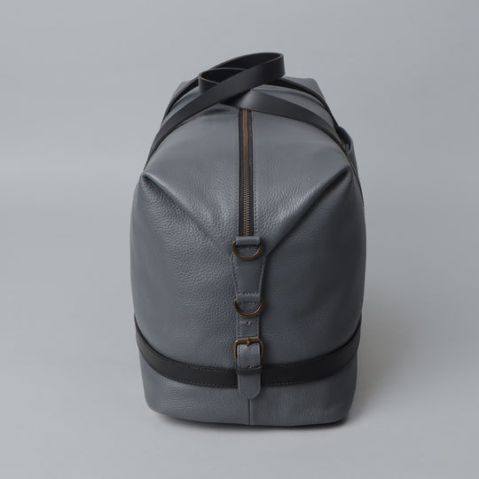 grey leather travel bag for girls