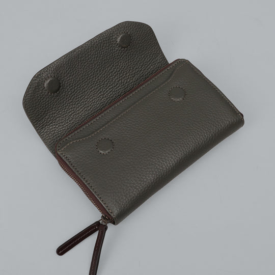 Free monogramming Leather Wallet